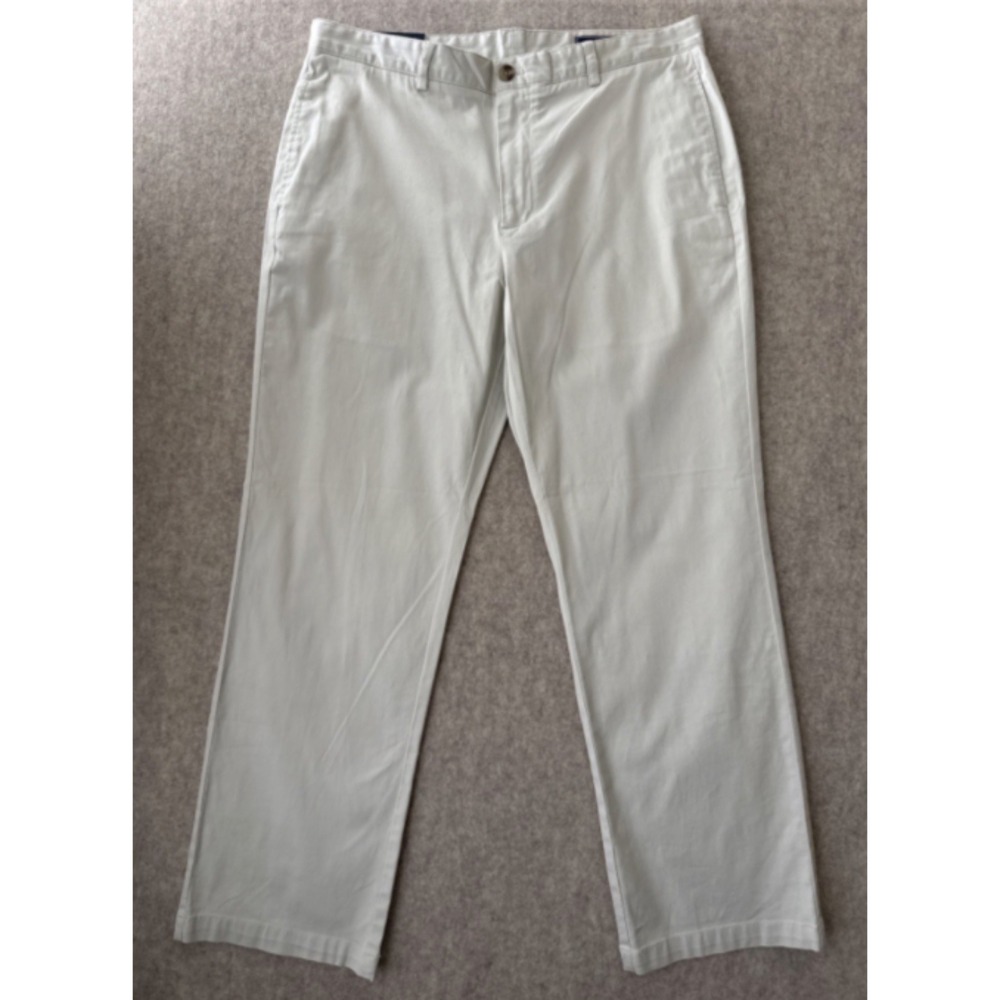 Vineyard Vines Classic Fit Club Pant Mens 34x30 Khaki Stone Straight Chino NWT